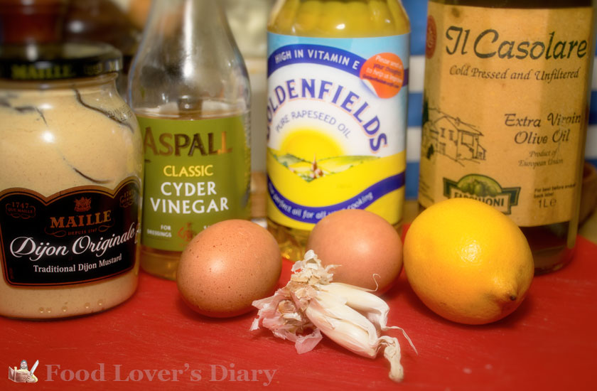 The ingredients of my mayo